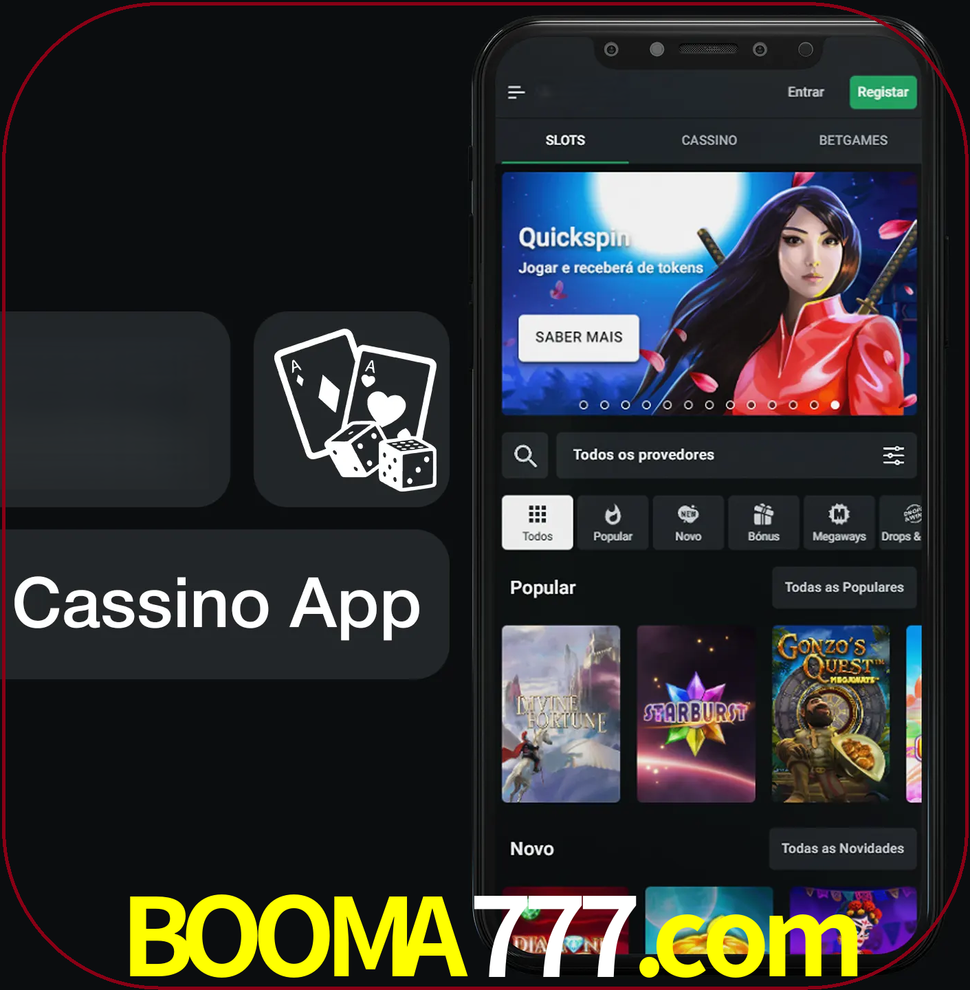 Jogue jogos de cassino e ganhe.