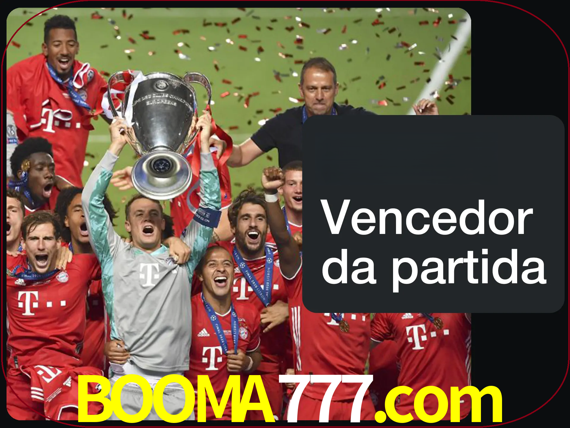 Aposte no vencedor e ganhe uma grande quantia de dinheiro.