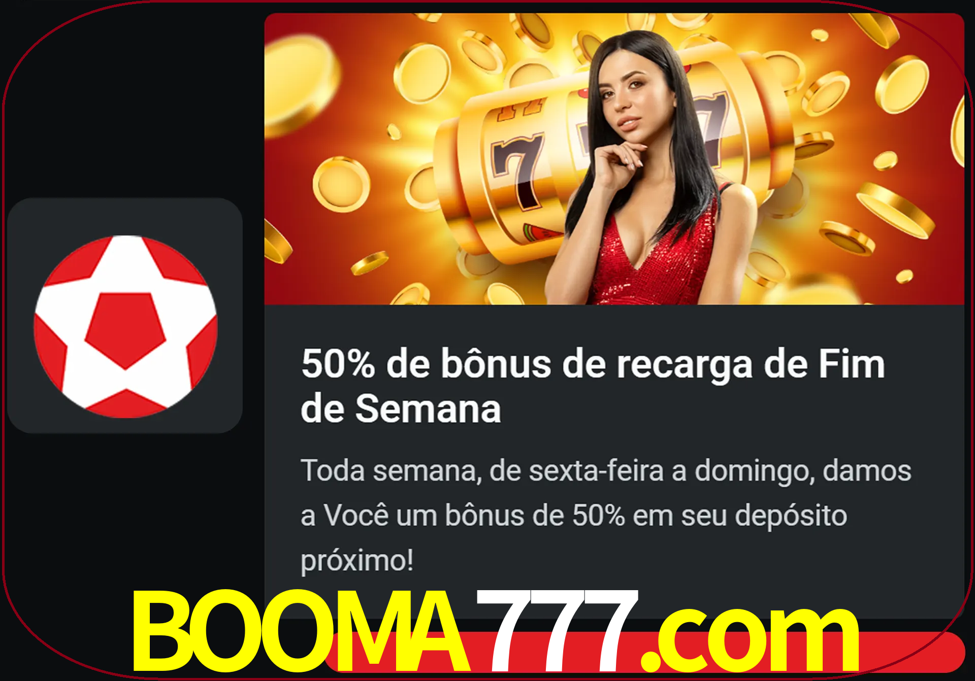 Volte a cada semana para receber novos bônus em dinheiro.