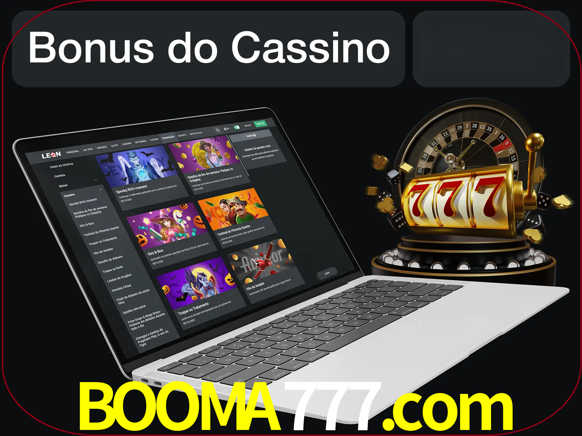 Use o bônus do cassino para começar melhor.