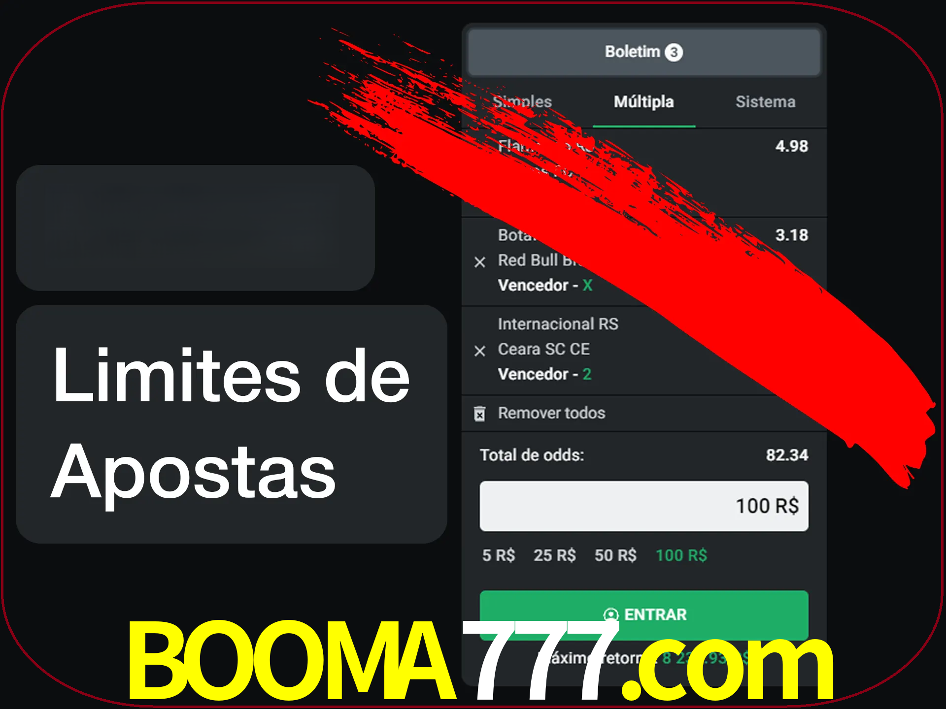 Não faça apostas loucas.